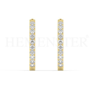 Set de aretes de oro para mujer