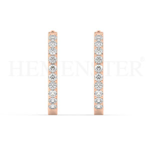 Set de aretes de oro para mujer