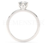 Anillos de compromiso de oro con diamantes