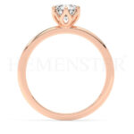 Anillos de compromiso de oro con diamantes