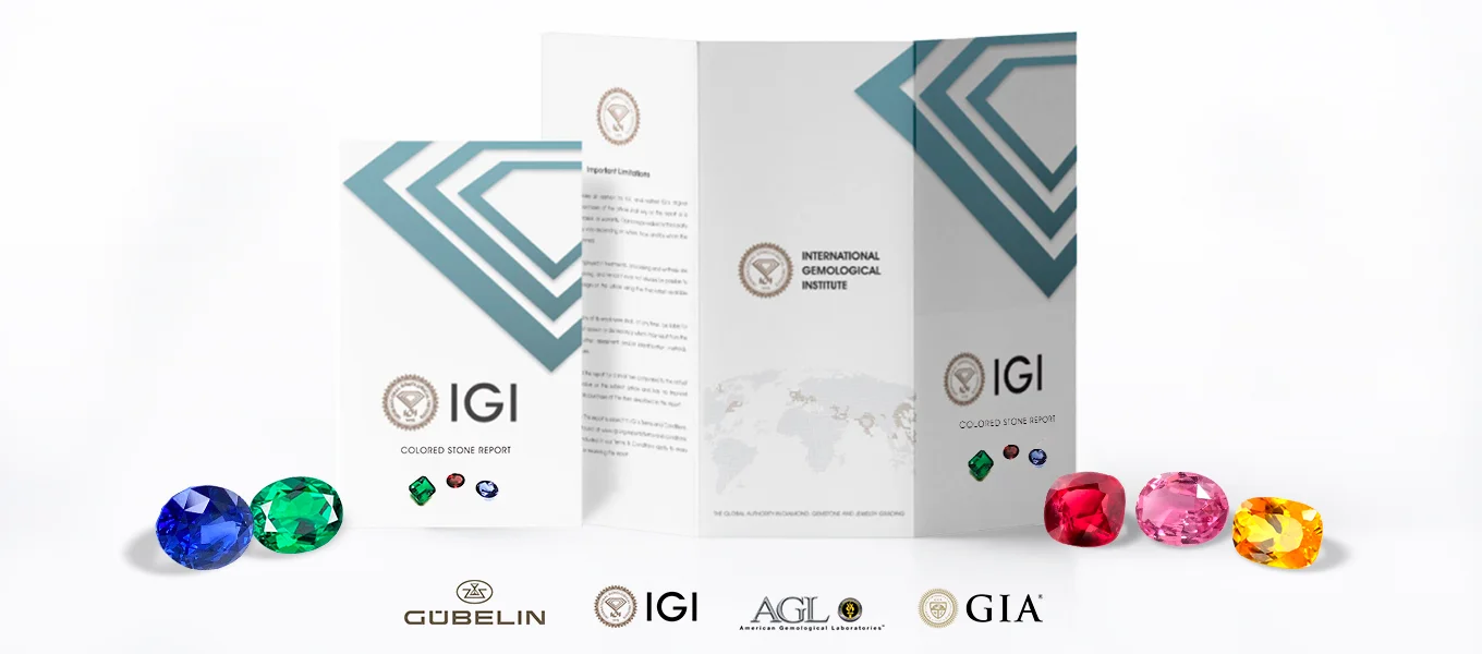 Certificación gemas de color