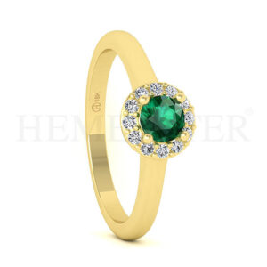 Anillos de compromiso con gemas de color