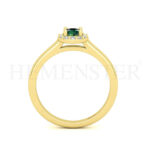 Anillos de compromiso con gemas de color