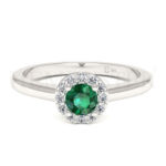 Anillos de compromiso con gemas de color