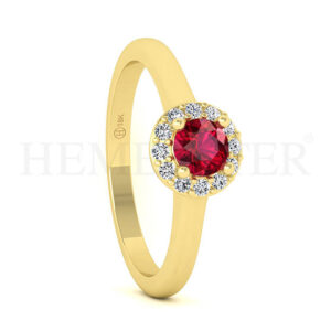 Anillos de compromiso con gemas de color