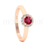Anillos de compromiso con gemas de color