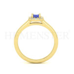 Anillos de compromiso con gemas de color
