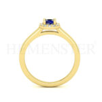 Anillos de compromiso con gemas de color