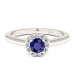 Anillos de compromiso con gemas de color