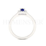 Anillos de compromiso con gemas de color