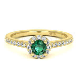 Anillos de compromiso con gemas de color