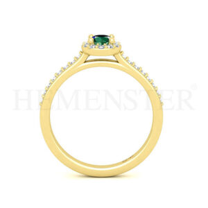 Anillos de compromiso con gemas de color