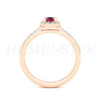 Anillos de compromiso con gemas de color