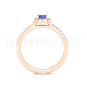 Anillos de compromiso con gemas de color