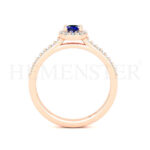 Anillos de compromiso con gemas de color