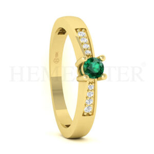 Anillos de compromiso con gemas de color