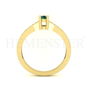 Anillos de compromiso con gemas de color