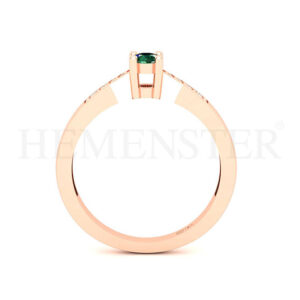 Anillos de compromiso con gemas de color