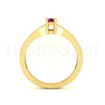 Anillos de compromiso con gemas de color