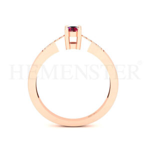 Anillos de compromiso con gemas de color