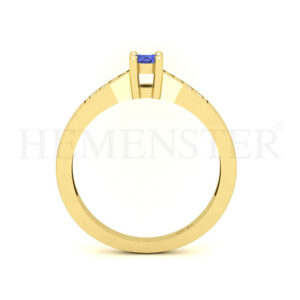 Anillos de compromiso con gemas de color