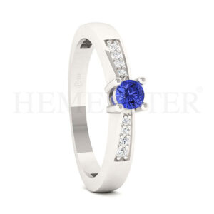 Anillos de compromiso con gemas de color