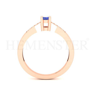 Anillos de compromiso con gemas de color