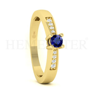 Anillos de compromiso con gemas de color