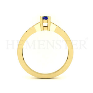 Anillos de compromiso con gemas de color