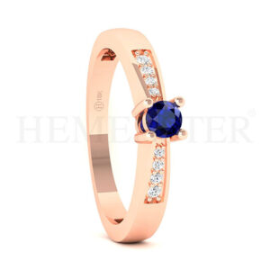 Anillos de compromiso con gemas de color