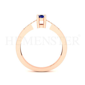 Anillos de compromiso con gemas de color