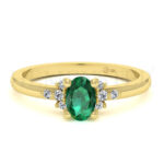 Anillos de compromiso con gemas de color