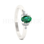 Anillos de compromiso con gemas de color