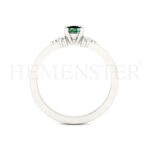 Anillos de compromiso con gemas de color