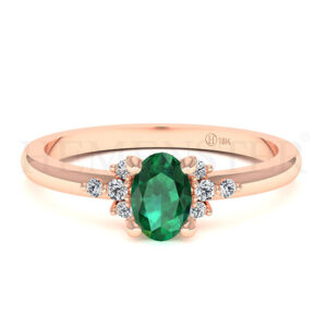 Anillos de compromiso con gemas de color