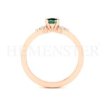 Anillos de compromiso con gemas de color
