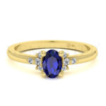 Anillos de compromiso con gemas de color