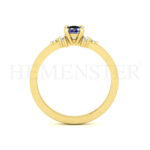 Anillos de compromiso con gemas de color
