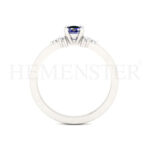 Anillos de compromiso con gemas de color