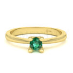 Anillos de compromiso con gemas de color