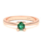 Anillos de compromiso con gemas de color
