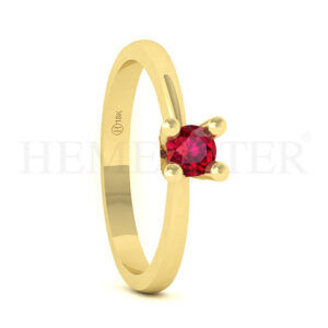 Anillos de compromiso con gemas de color