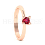 Anillos de compromiso con gemas de color