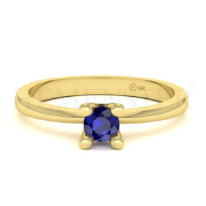 Anillos de compromiso con gemas de color