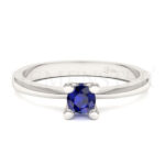 Anillos de compromiso con gemas de color