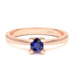 Anillos de compromiso con gemas de color