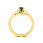 Anillos de compromiso con gemas de color