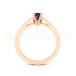 Anillos de compromiso con gemas de color