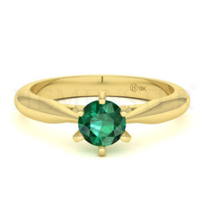 Anillos de compromiso con gemas de color