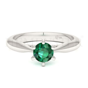 Anillos de compromiso con gemas de color